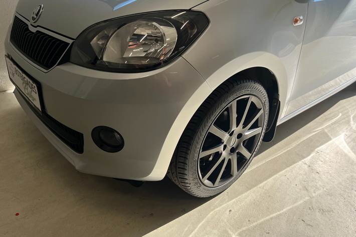 Grøn Skoda Citigo fra 2015