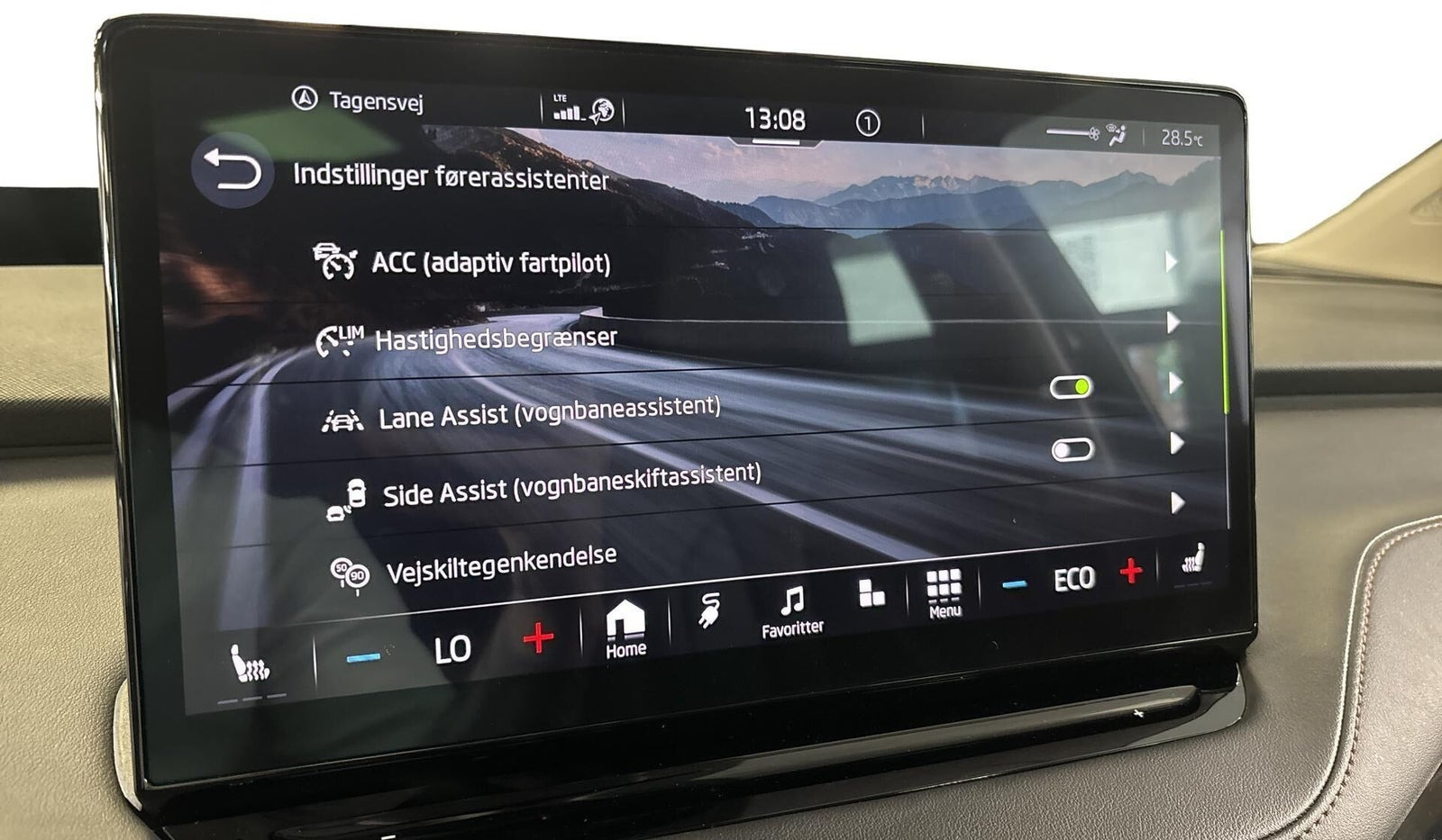 Sort Skoda Enyaq fra 2022