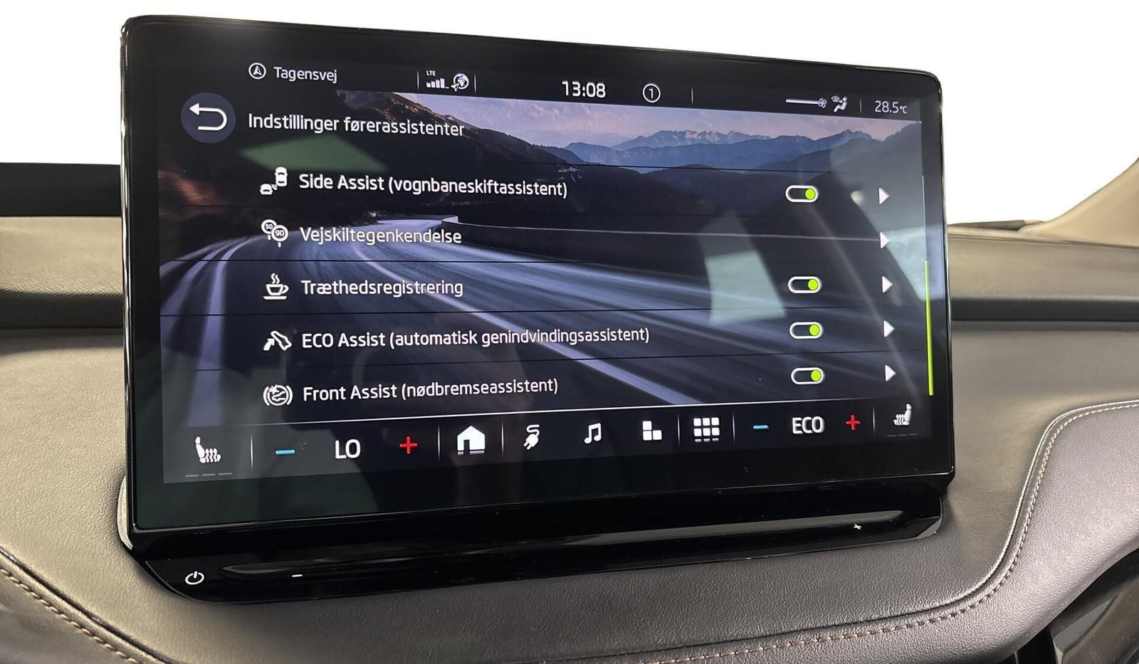 Sort Skoda Enyaq fra 2022
