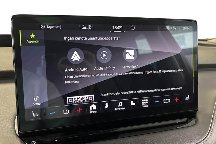 Sort Skoda Enyaq fra 2022