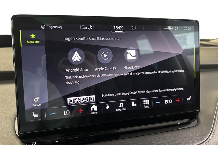 Sort Skoda Enyaq fra 2022