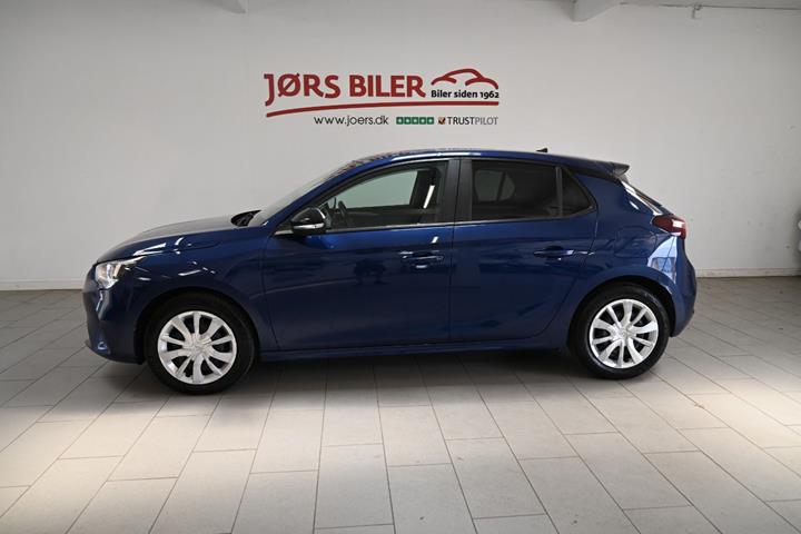Blå Opel Corsa fra 2020