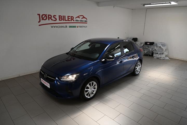 Blå Opel Corsa fra 2020