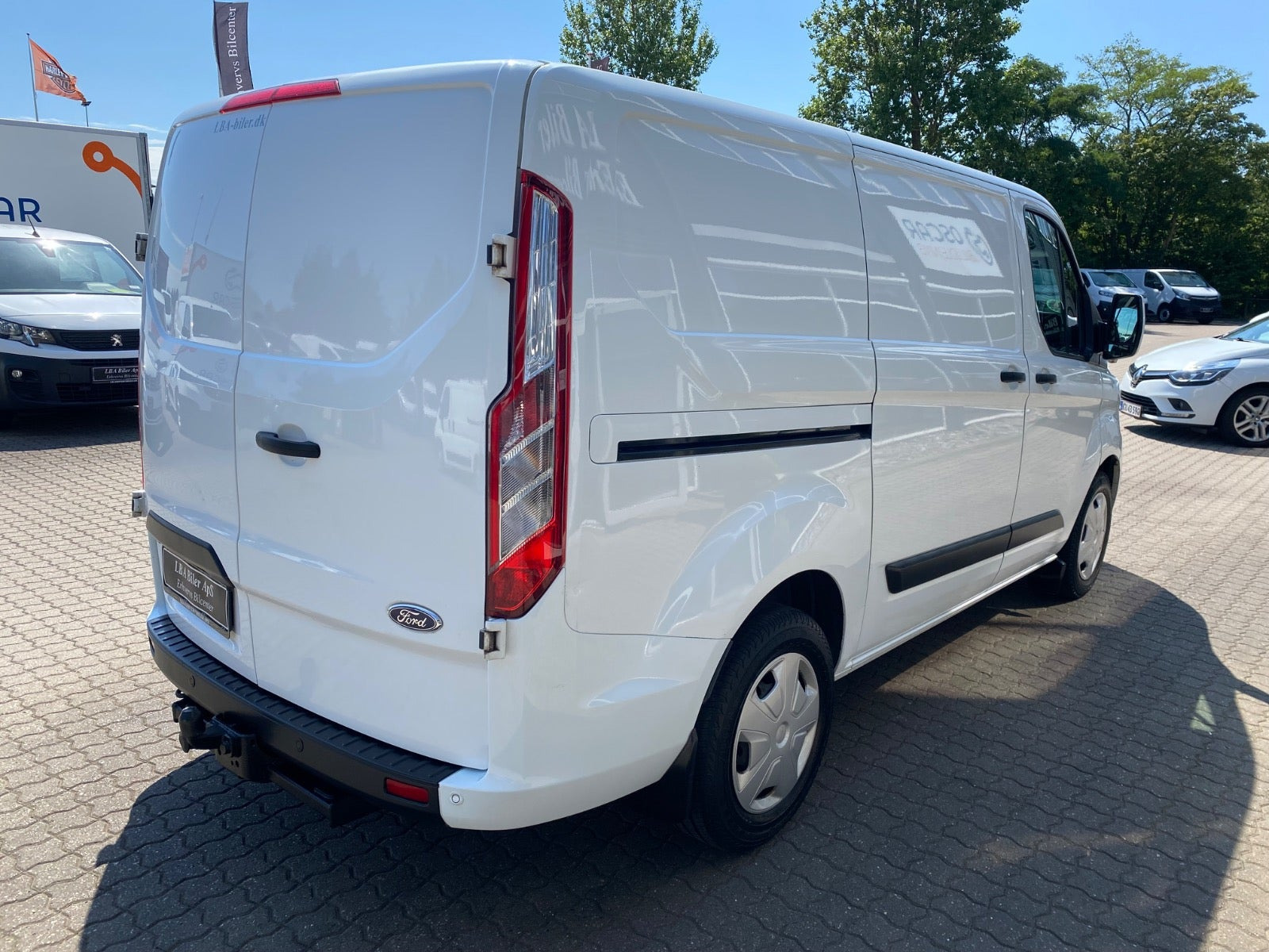 Hvid Ford Transit Custom 300 L1 fra 2019
