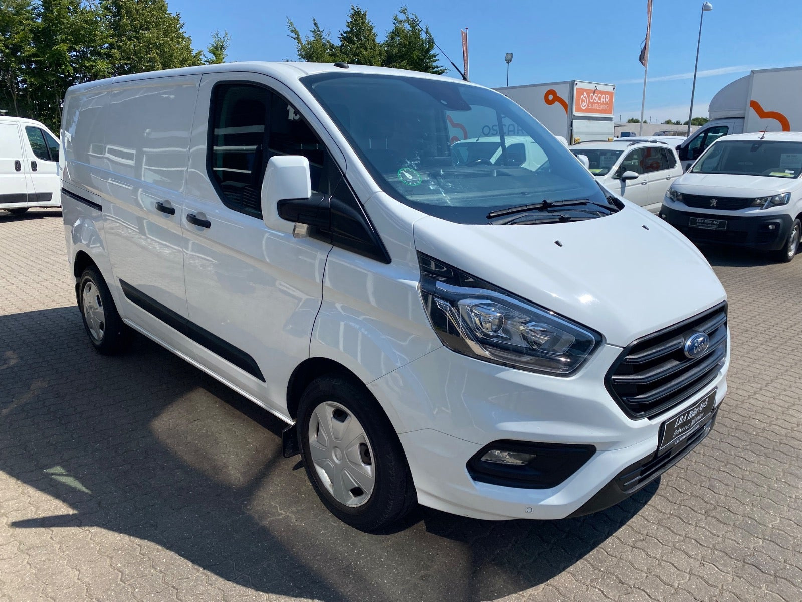Hvid Ford Transit Custom 300 L1 fra 2019