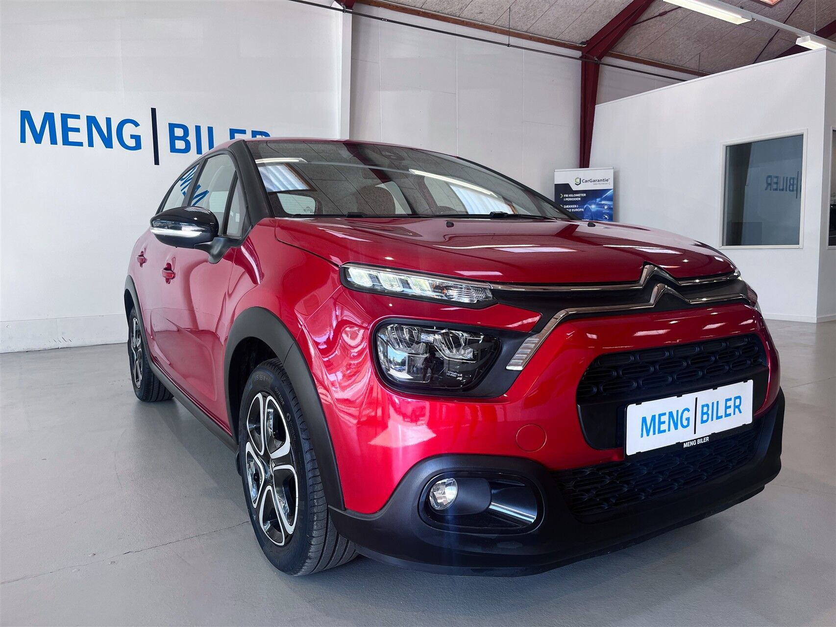 Rød Citroën C3 fra 2021