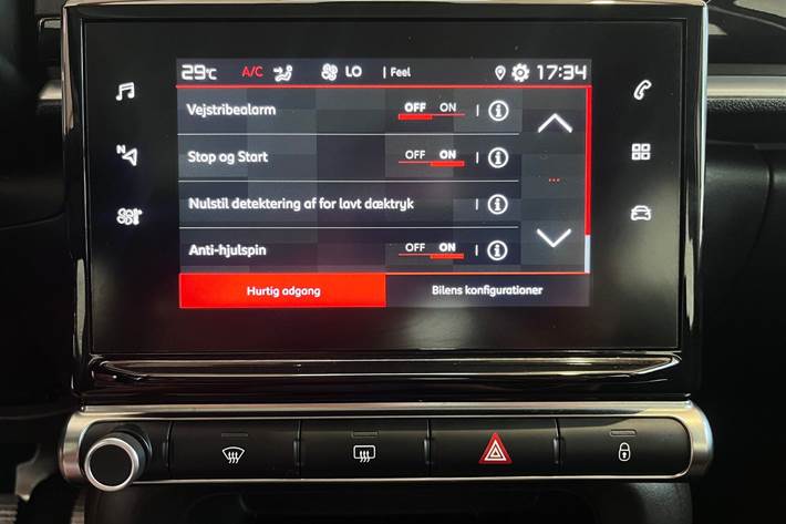 Rød Citroën C3 fra 2021