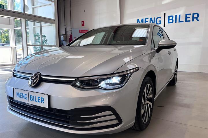Sølv VW Golf fra 2020