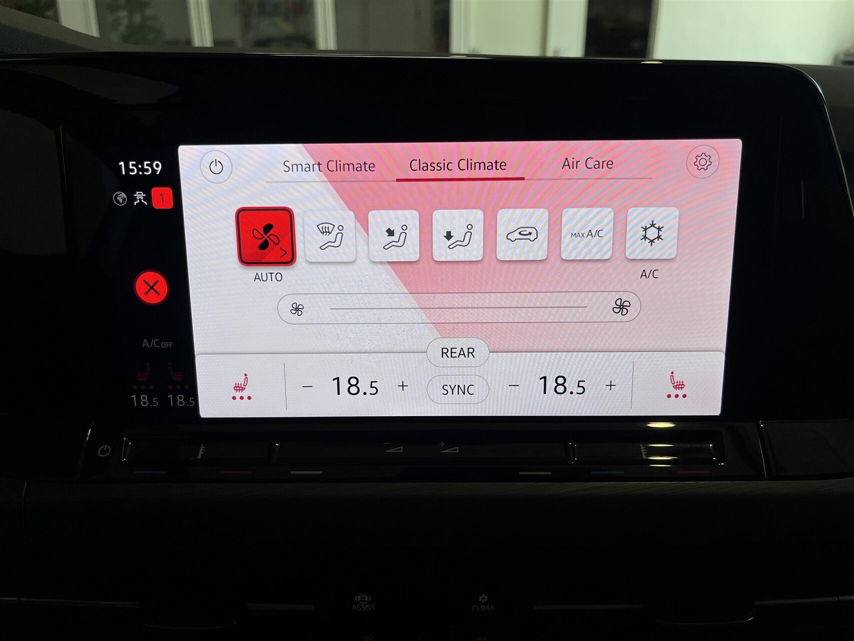 Sølv VW Golf fra 2020
