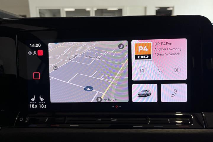 Sølv VW Golf fra 2020