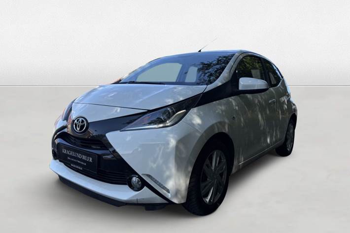 Grøn Toyota Aygo fra 2014