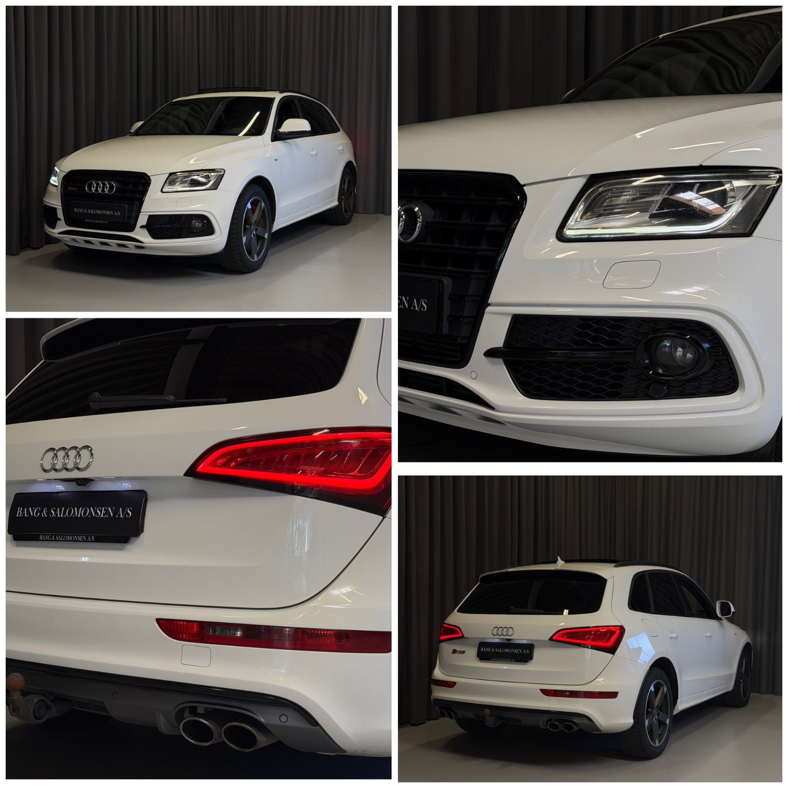 Hvid Audi SQ5 fra 2017
