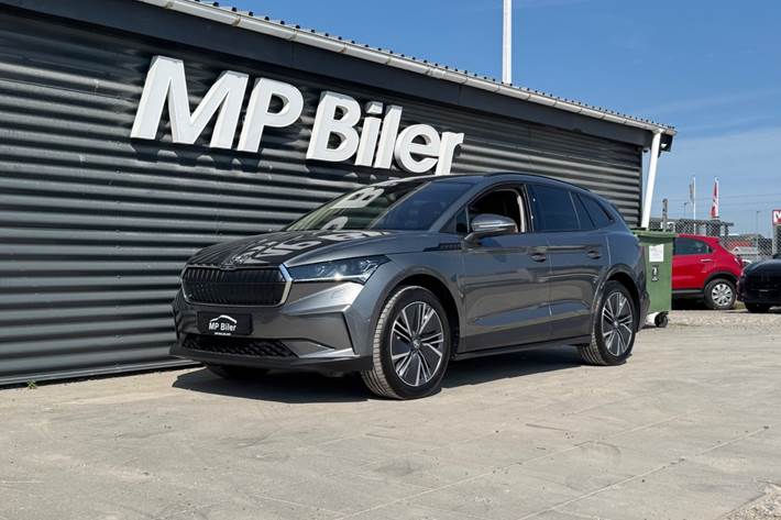 Grå Skoda Enyaq fra 2024
