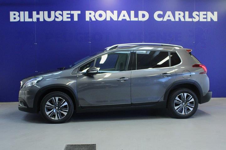Grå Peugeot 2008 fra 2019