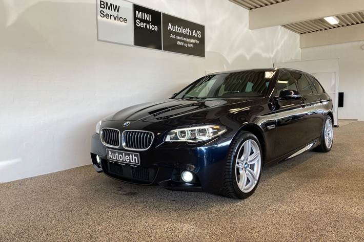 Sort BMW 530d fra 2014