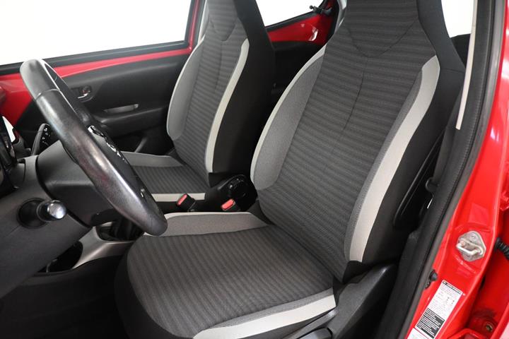 Rød Toyota Aygo fra 2019