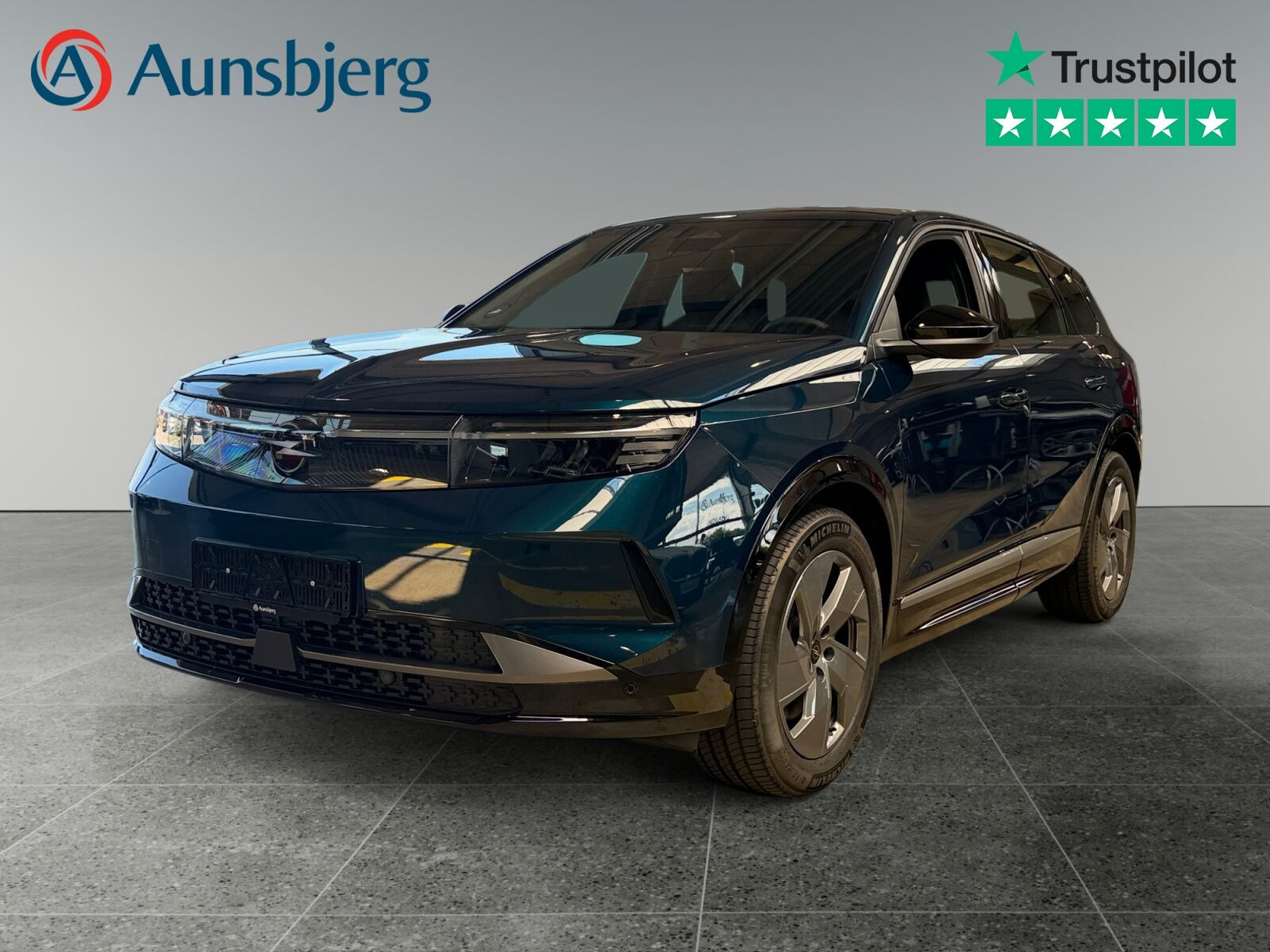 Blå Opel Grandland-e fra 2025