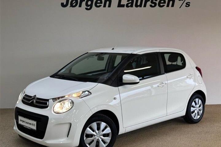 Hvid Citroën C1 fra 2020 set udefra
