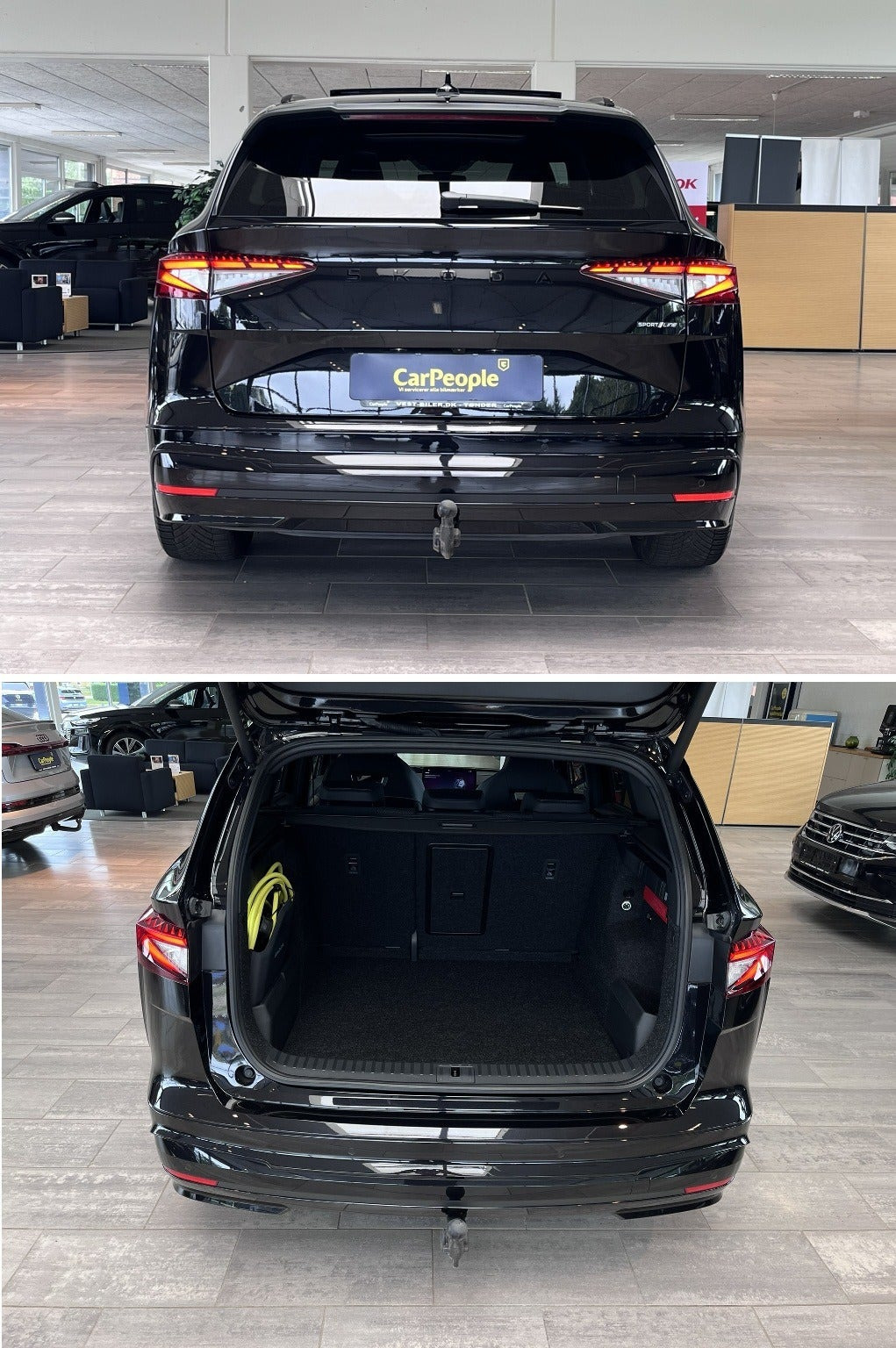 Sort Skoda Enyaq fra 2026