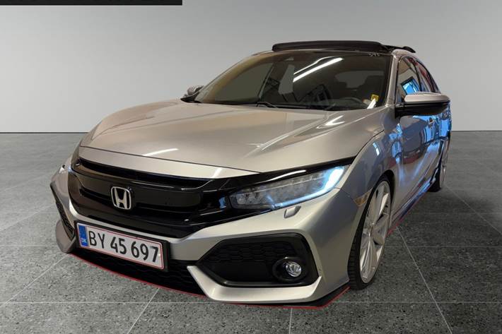 Sølv Honda Civic fra 2017