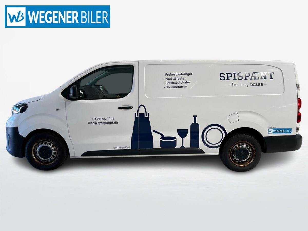 Hvid Toyota ProAce fra 2018