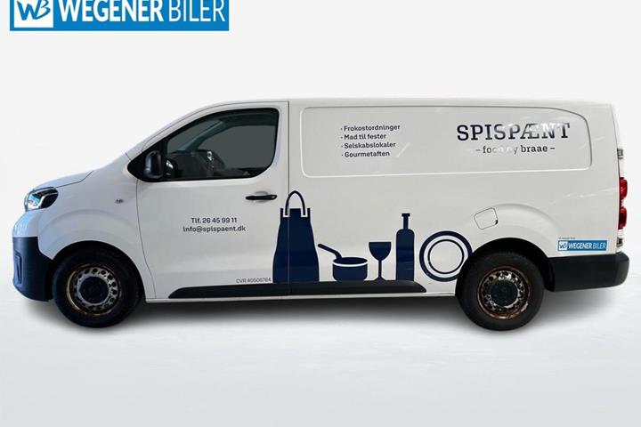 Hvid Toyota ProAce fra 2018