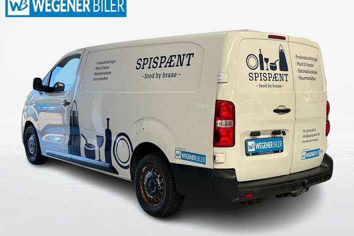 Hvid Toyota ProAce fra 2018