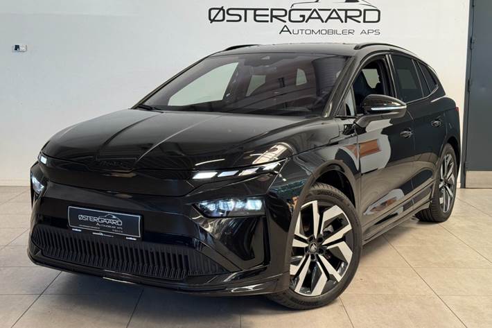 Sort Skoda Enyaq fra 2026