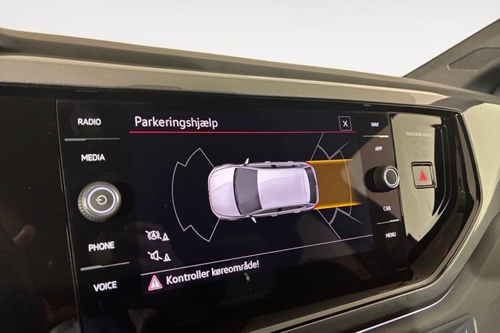 Grå VW Polo fra 2024
