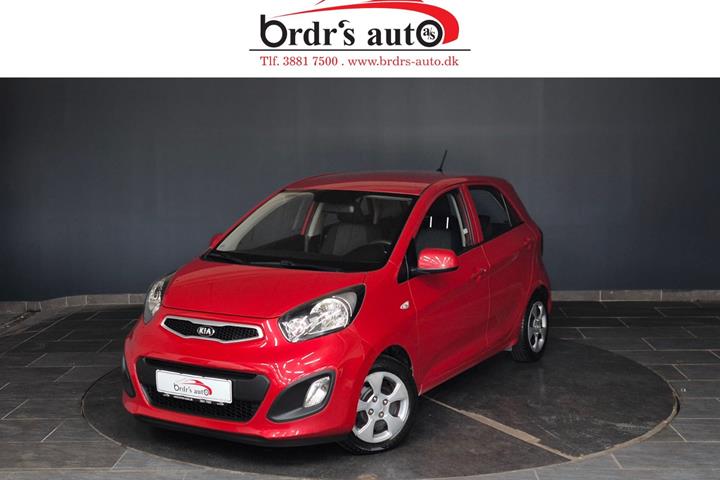 Rød Kia Picanto fra 2013