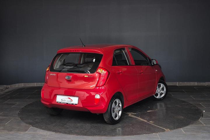 Rød Kia Picanto fra 2013