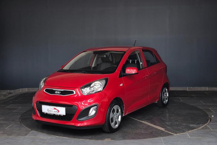 Rød Kia Picanto fra 2013