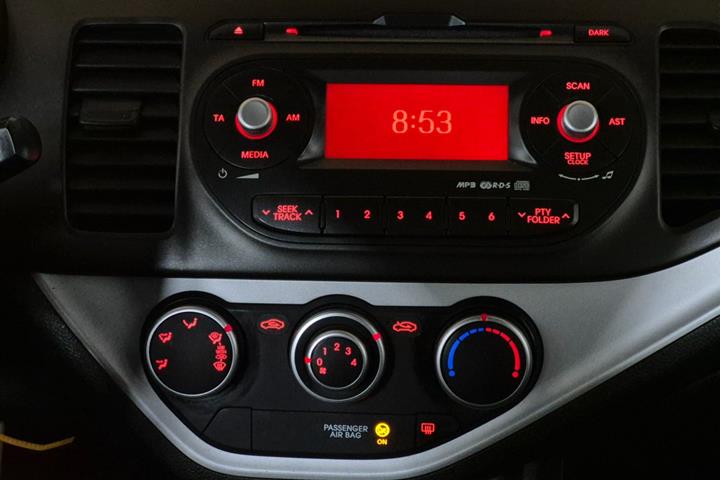 Rød Kia Picanto fra 2013