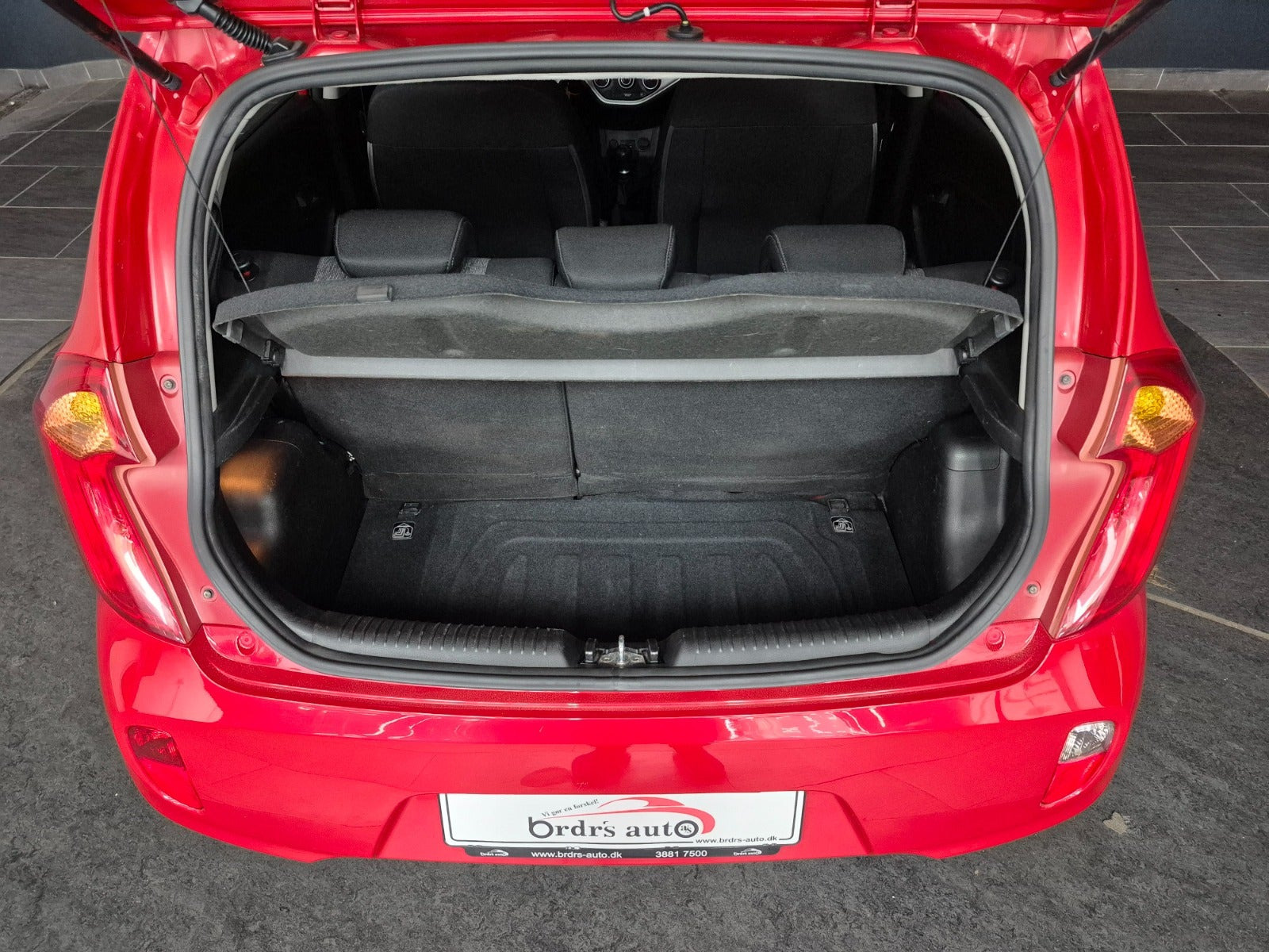 Rød Kia Picanto fra 2013