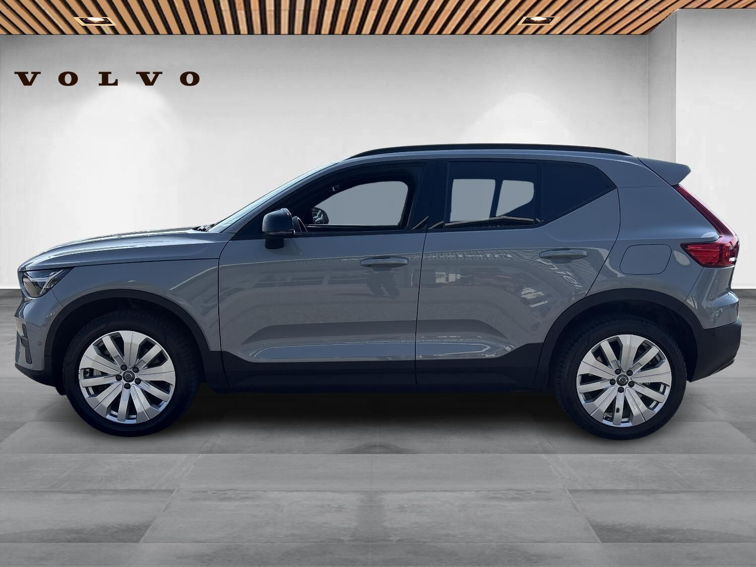 Grå Volvo EX40 fra 2024