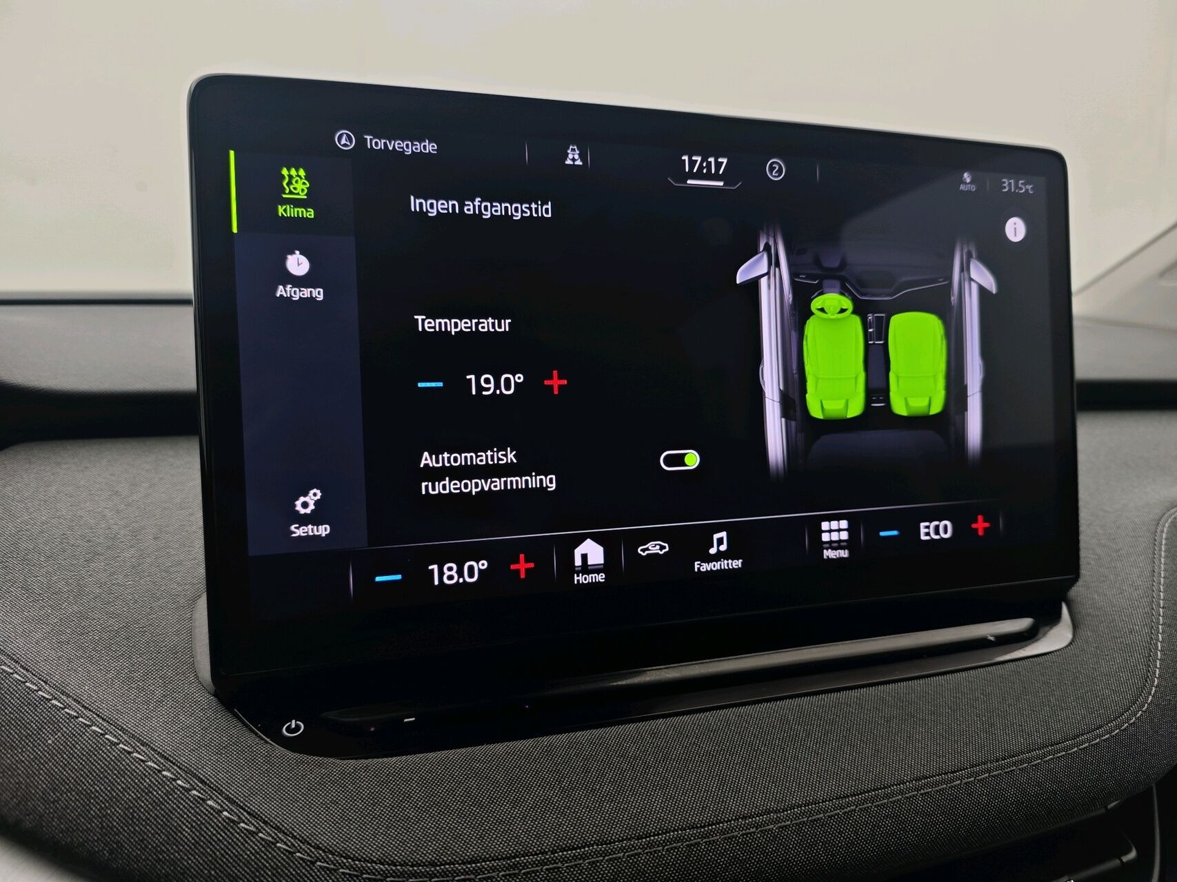 Sort Skoda Enyaq fra 2021