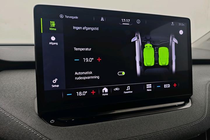 Sort Skoda Enyaq fra 2021