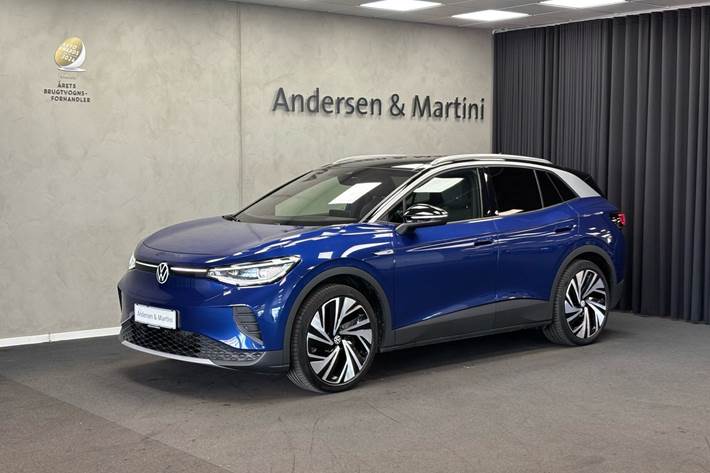 Blå VW ID.4 fra 2021