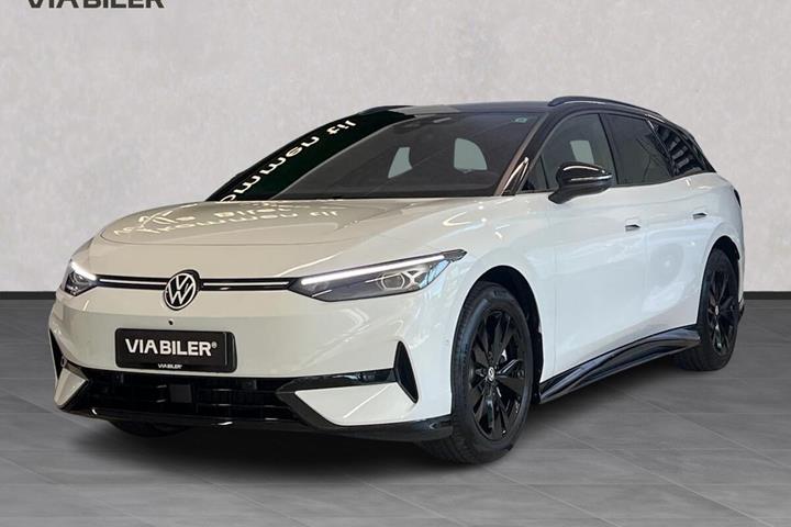 Hvid VW ID.7 fra 2026 set udefra