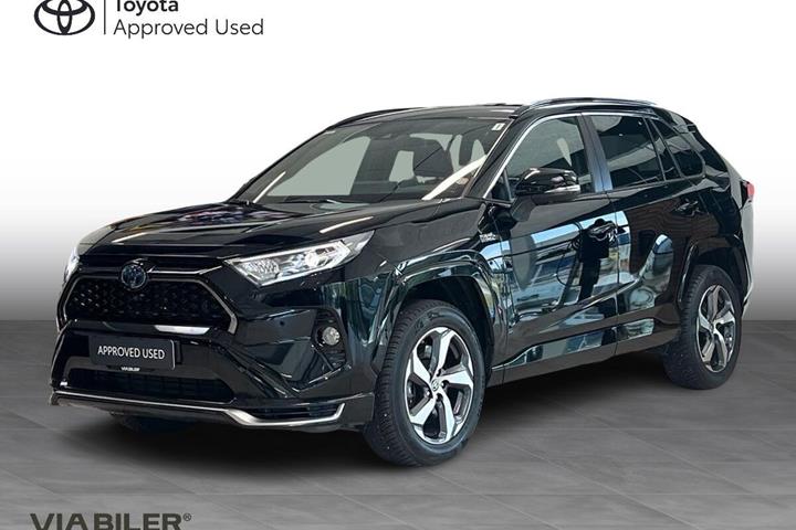Sort Toyota RAV4 Plug-in fra 2021 set udefra