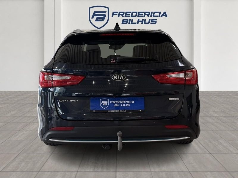 Blå Kia Optima fra 2018