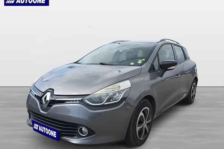 Grå Renault Clio IV fra 2013 set udefra