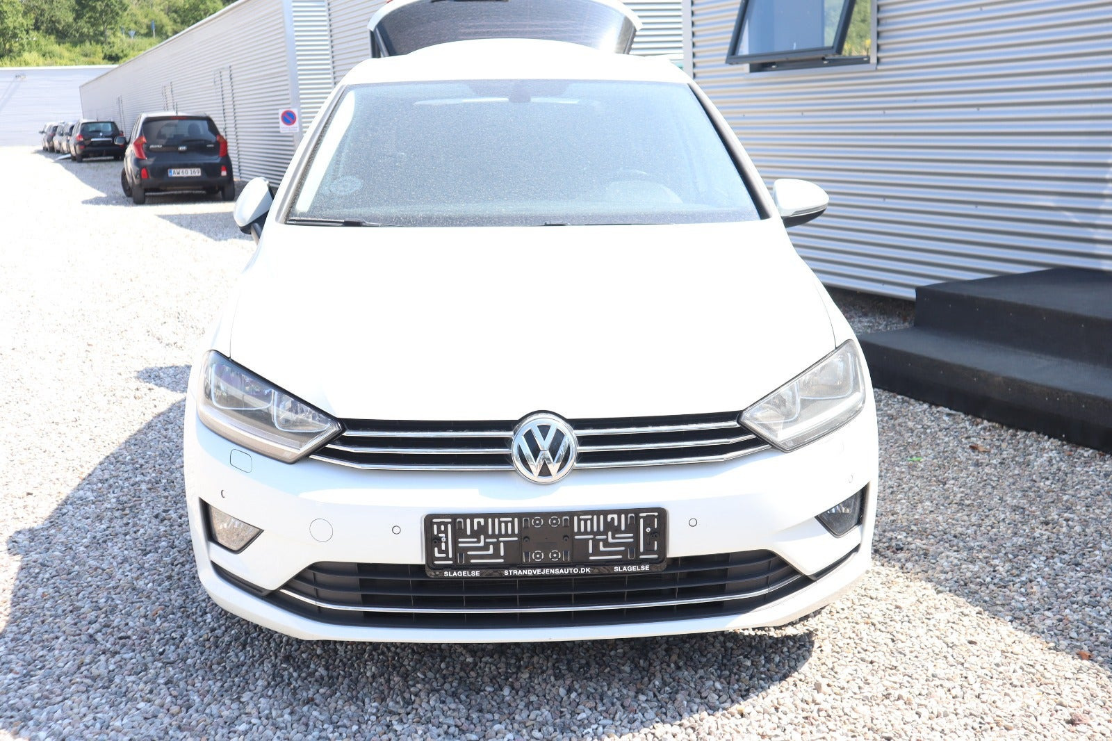 Hvid VW Golf Sportsvan fra 2017