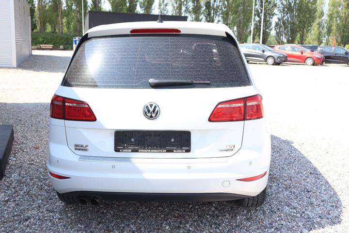 Hvid VW Golf Sportsvan fra 2017