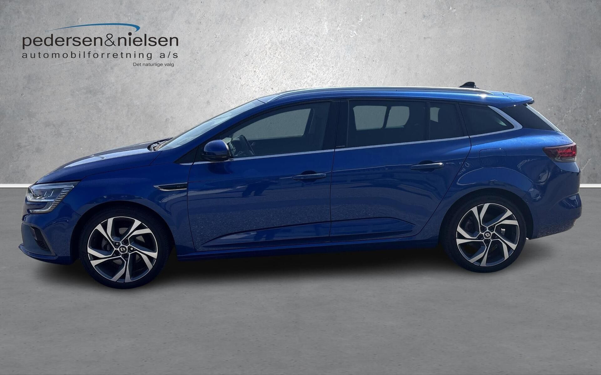 Blå Renault Mégane fra 2021