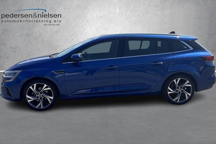 Blå Renault Mégane fra 2021