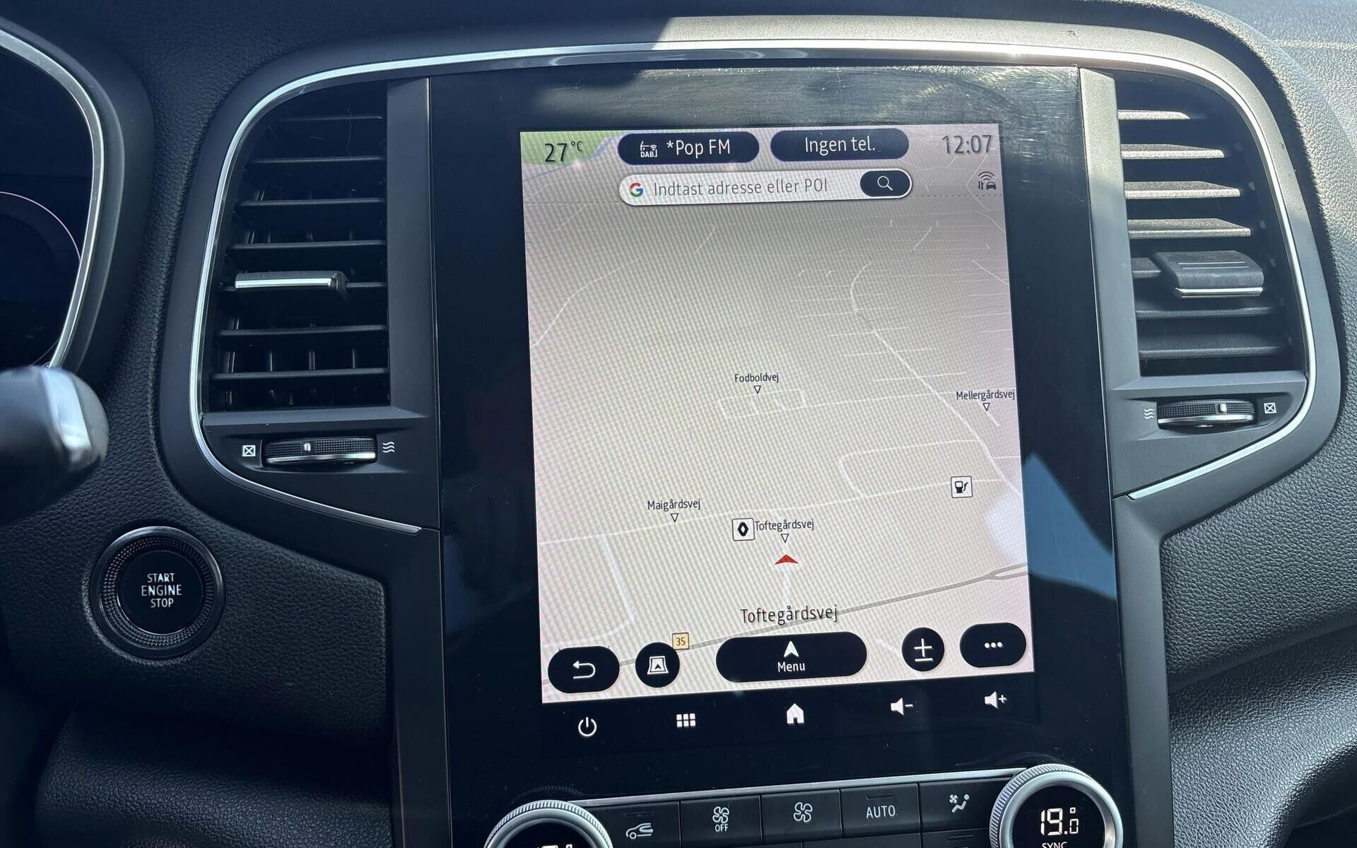 Blå Renault Mégane fra 2021