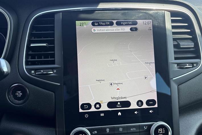 Blå Renault Mégane fra 2021