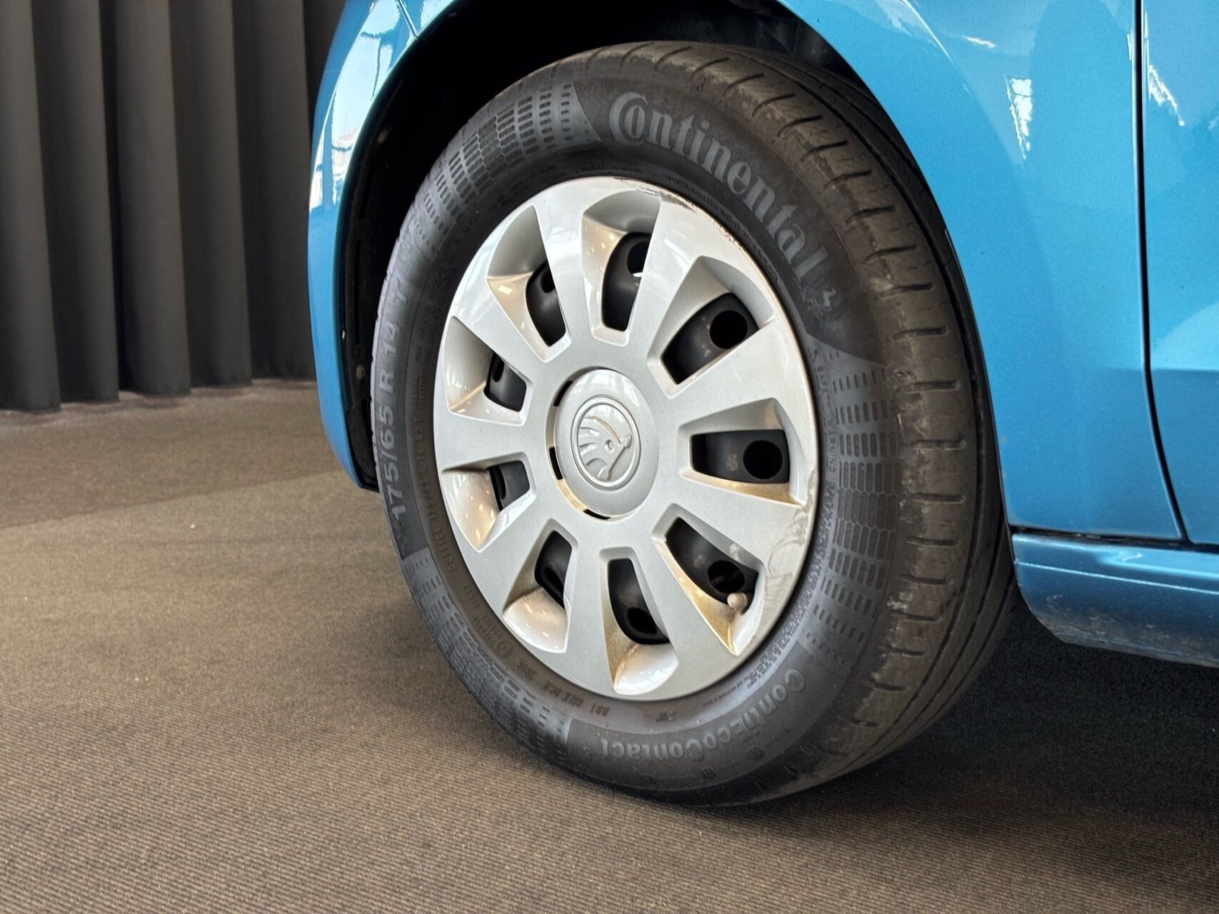 Blå Skoda Citigo fra 2019