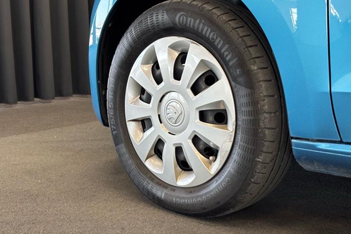 Blå Skoda Citigo fra 2019